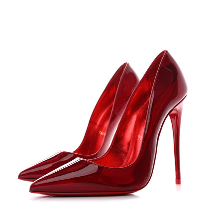 Christian Louboutin Metallic Patent Psychic So Kate 120 Pumps 36 Loubi 3 of 11