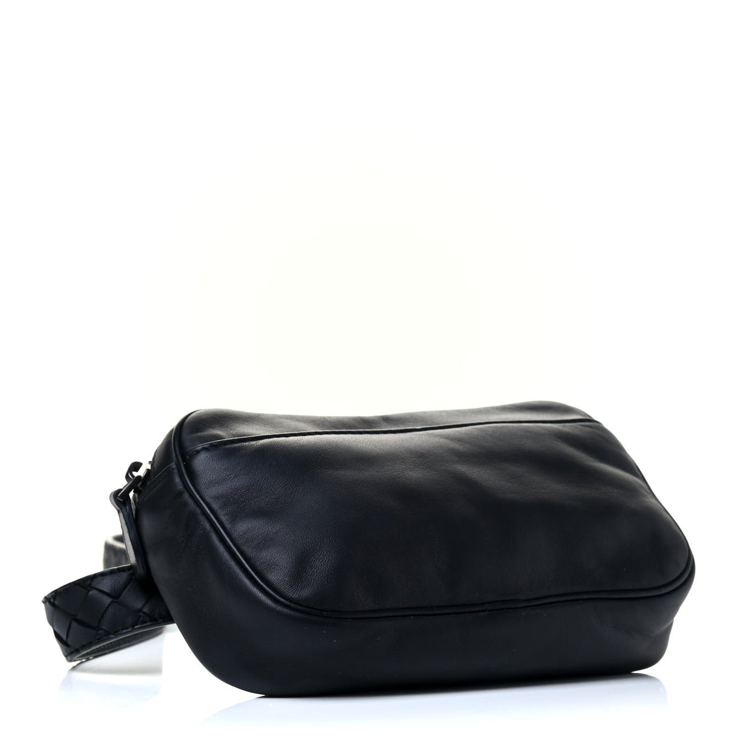 Nappa Intrecciato Belt Bag Black
