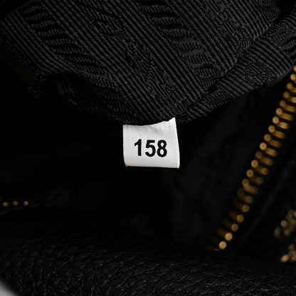Prada Vitello Daino Hobo Black 7 of 12