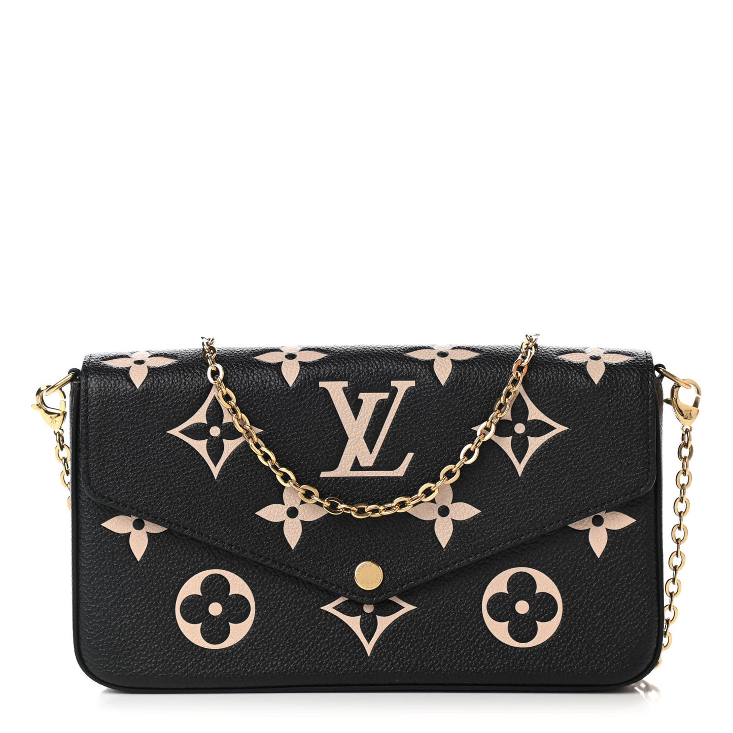 Empreinte Monogram Giant Felicie Pochette Black Beige