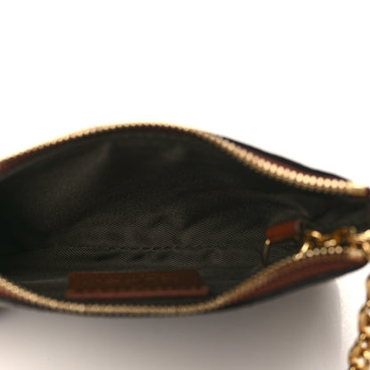 Gucci GG Supreme Monogram Key Case Beige Ebony Cuir 5 of 8