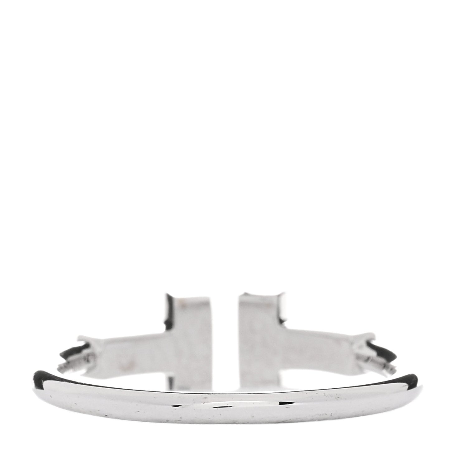 18K White Gold Diamond T Wire Ring 53 6.25
