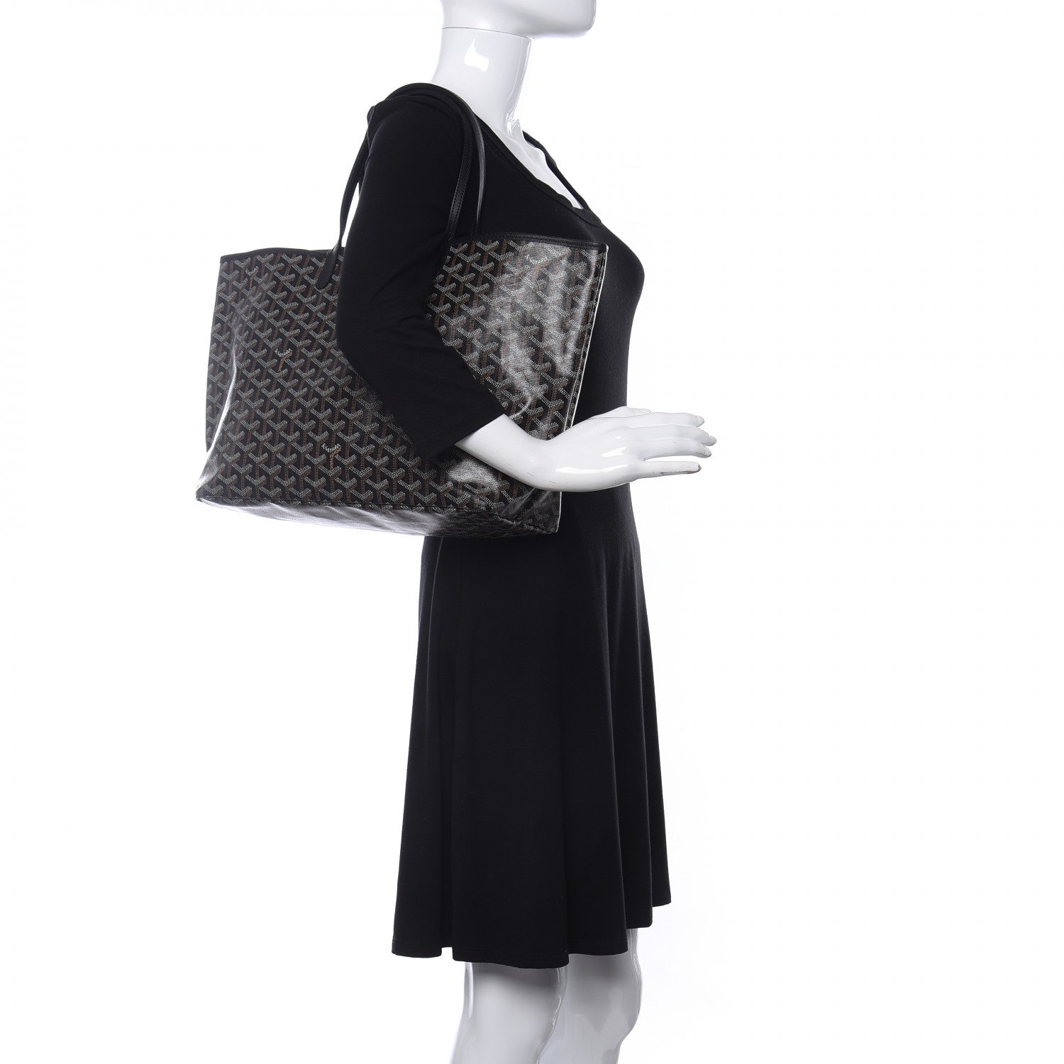 Goyard Goyardine Saint Louis PM Black 2 of 9