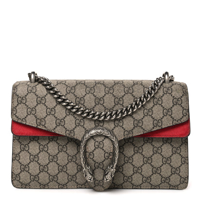 Gucci GG Supreme Monogram Small Dionysus Shoulder Bag Red 1 of 10