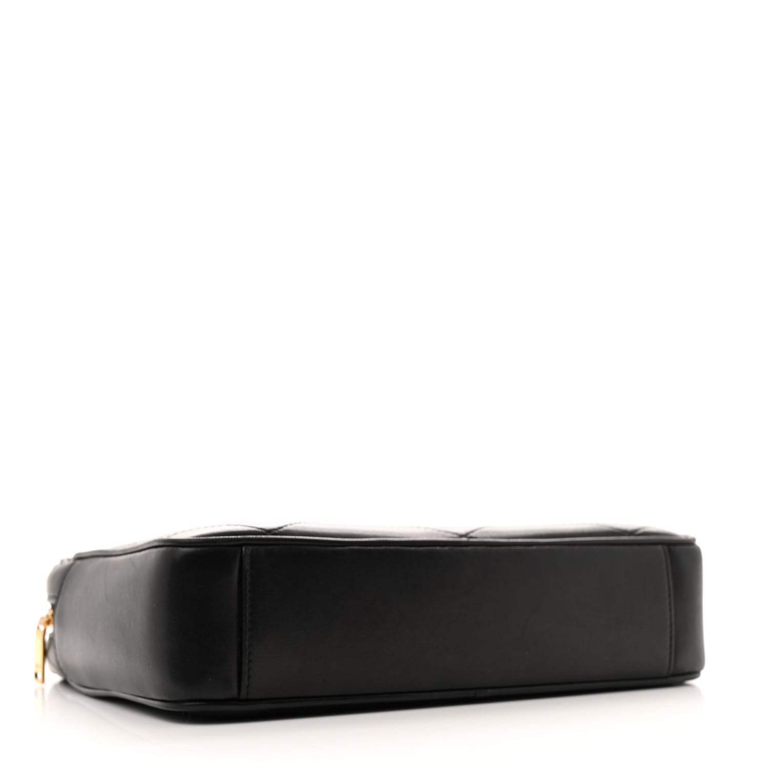 Saint Laurent Lambskin Quilted Le Maillon Chain Strap Crossbody Black 4 of 11