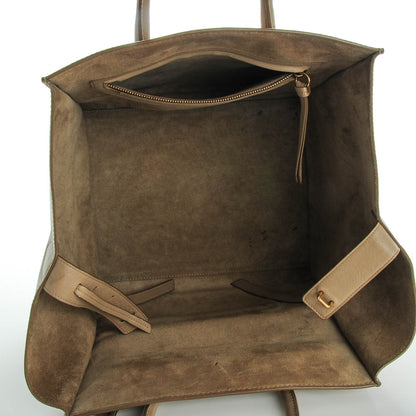 Celine Supple Calfskin Medium Phantom Luggage Beige 5 of 9