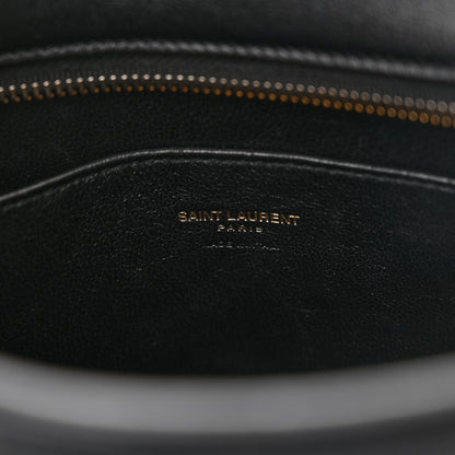 Saint Laurent Calfskin Monogram Baby Cabas Black 6 of 12