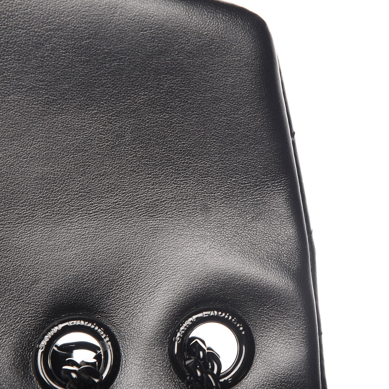 Saint Laurent Calfskin Y Quilted Monogram Medium Loulou Chain Satchel Black 10 of 11