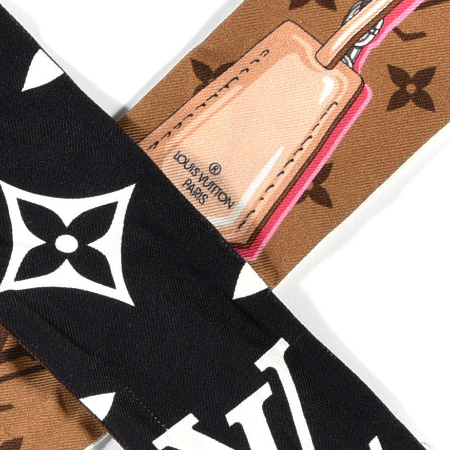 Louis Vuitton Silk Ultimate Monogram BB Bandeau Black 4 of 7