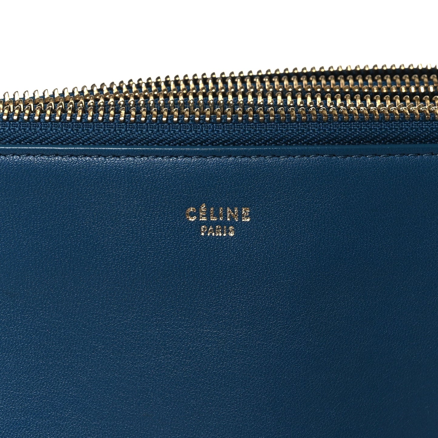 Lambskin Small Trio Crossbody Metallic Blue