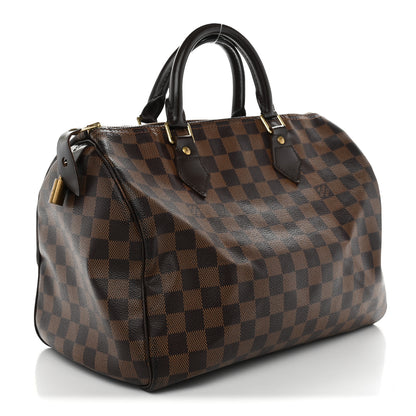 Louis Vuitton Damier Ebene Speedy 30 3 of 14