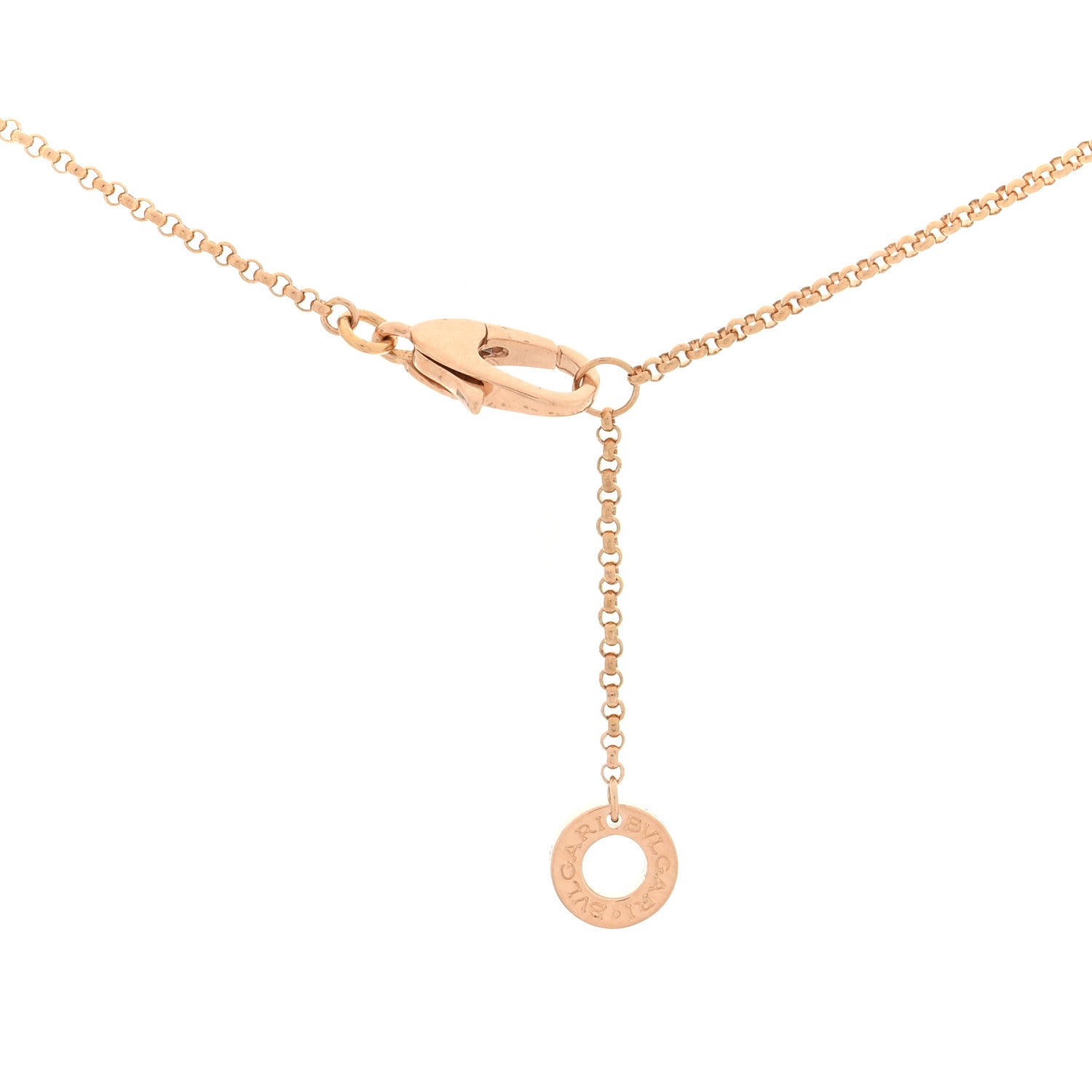 Bulgari 18K Rose Gold Mother of Pearl BVLGARI BVLGARI Pendant Necklace 7 of 7