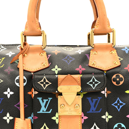 Louis Vuitton Monogram Multicolor Speedy 30 Black 8 of 10