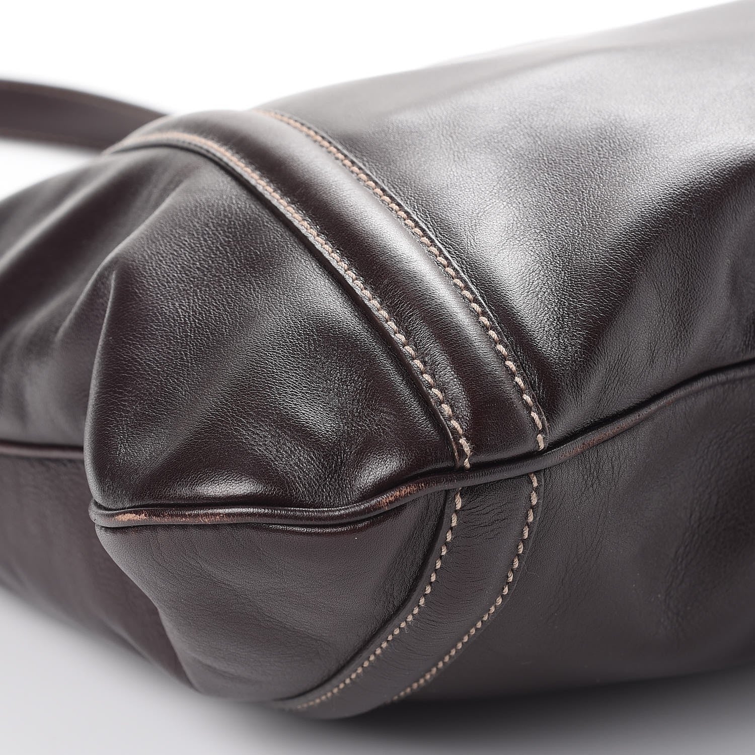 Gucci Calfskin Medium Britt Hobo Dark Brown 9 of 10
