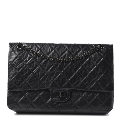 Chanel Aged Calfskin Quilted 2.55 Reissue 226 Flap So Black 1 of 10