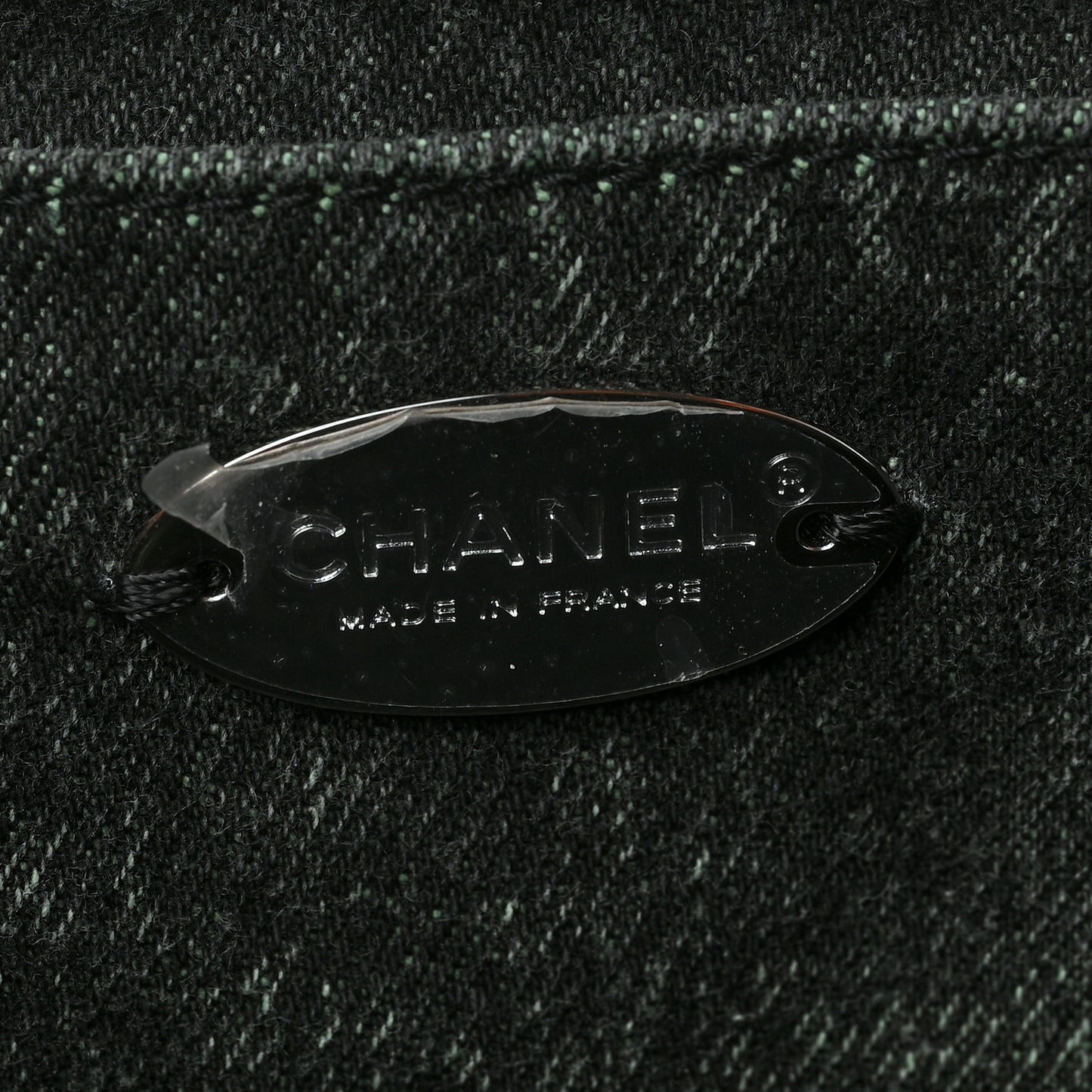 Denim Quilted Denimpression Flap Green Black