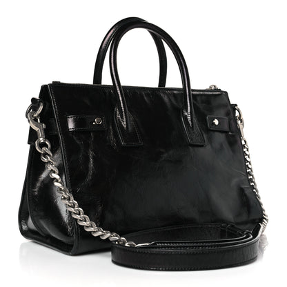 Saint Laurent Glace Calfskin Baby Souple Sac De Jour Black 3 of 10