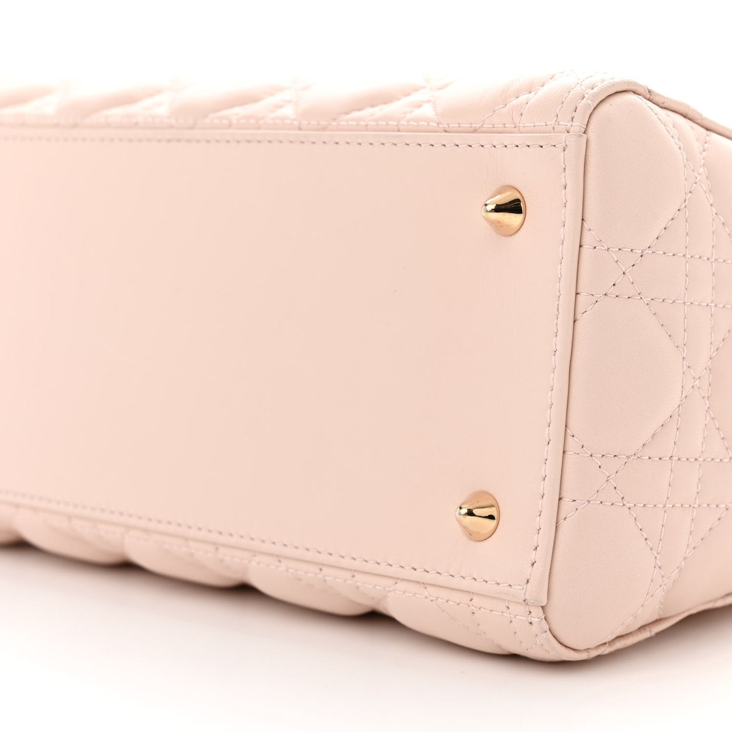 Lambskin Cannage Medium Lady Dior Light Pink