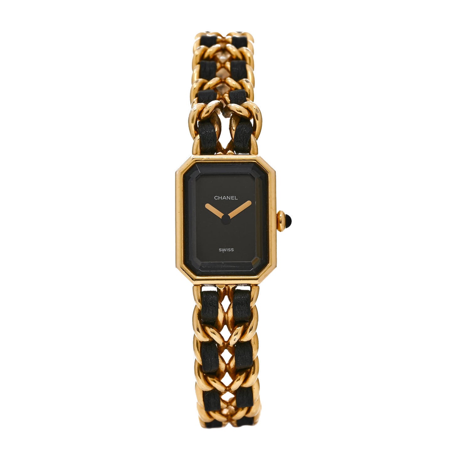 Stainless Steel Lambskin 20mm Chain Premiere Quartz Watch Gold M