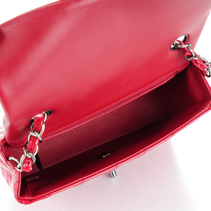 Chanel Patent Calfskin Quilted Mini Rectangular Flap Red 5 of 8