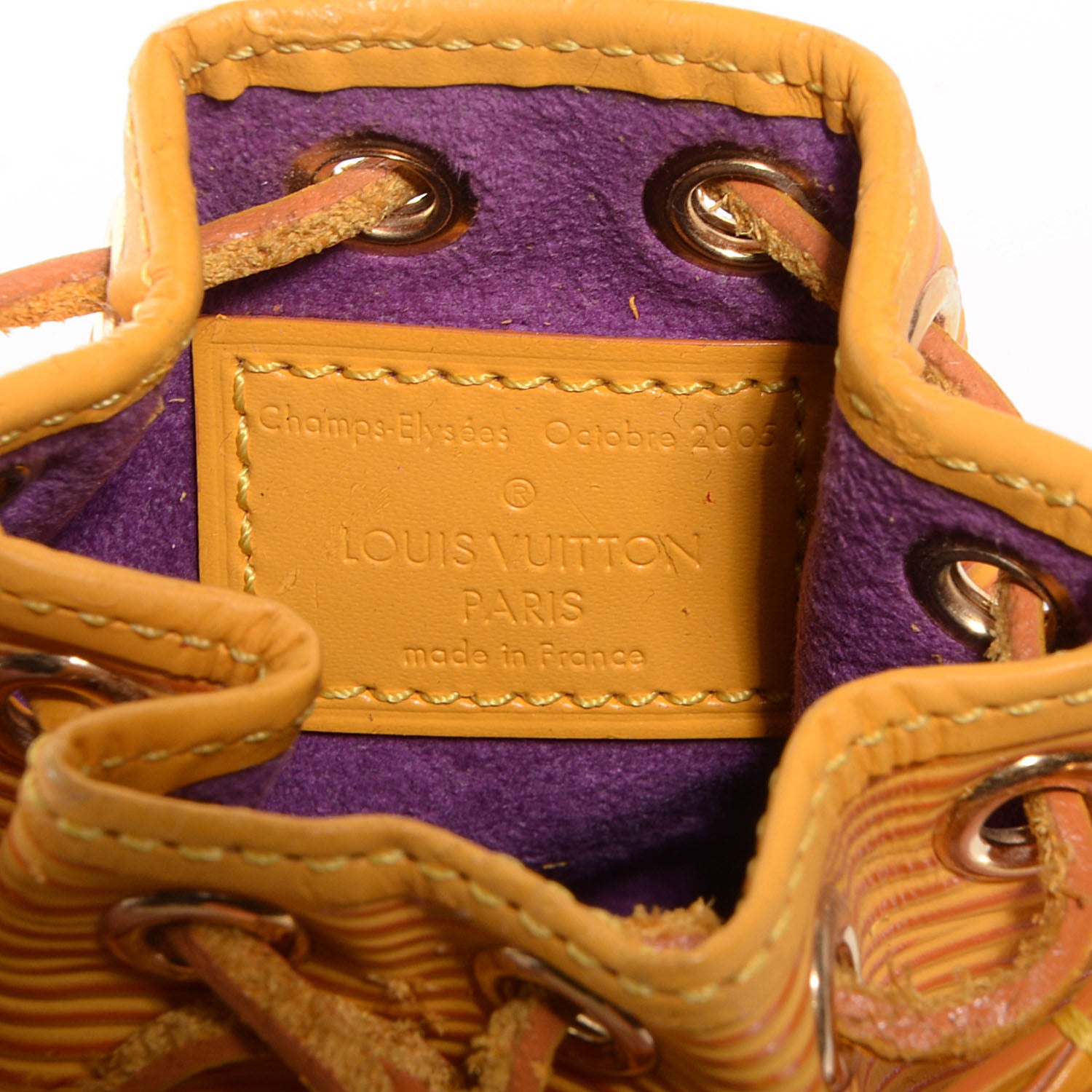 Louis Vuitton Epi Mini Noe Bag Charm Tassil 6 of 7