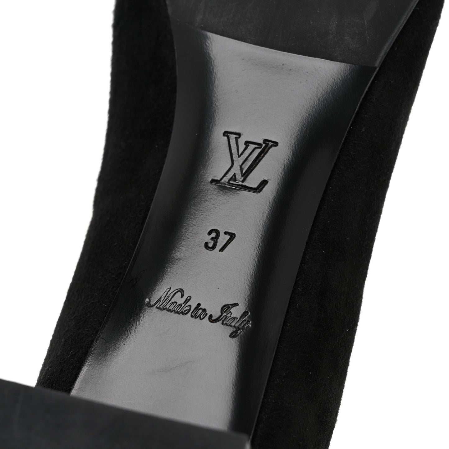 Suede Uniformes Pump 37 Black