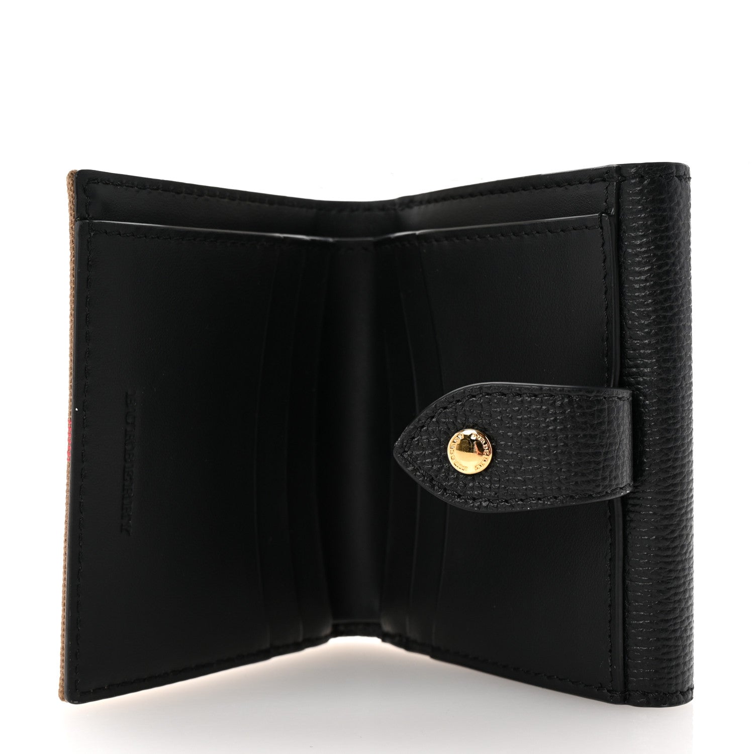 Burberry House Check Luna French Wallet Black 5 of 7