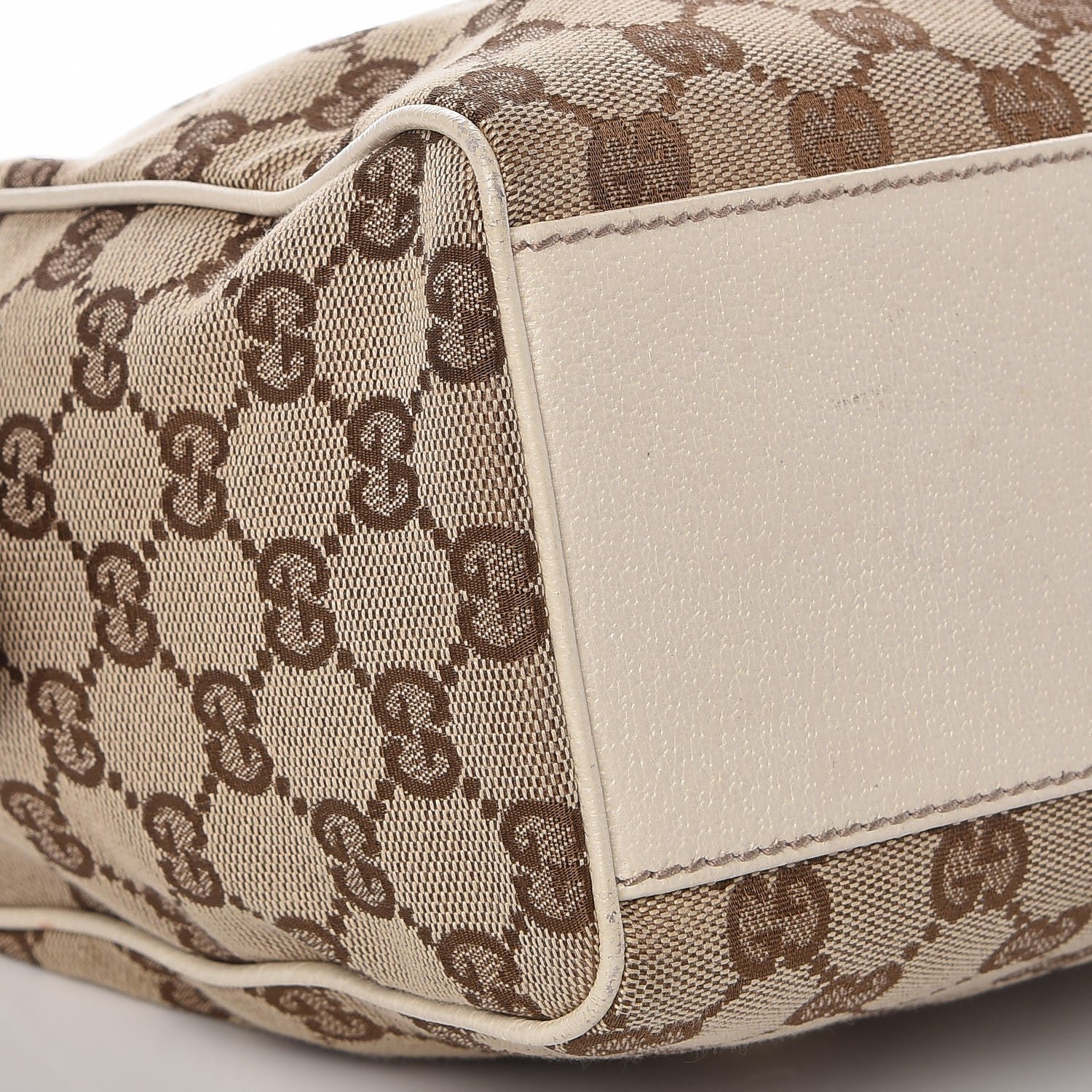 Gucci Monogram Small Charmy Boston White 9 of 11