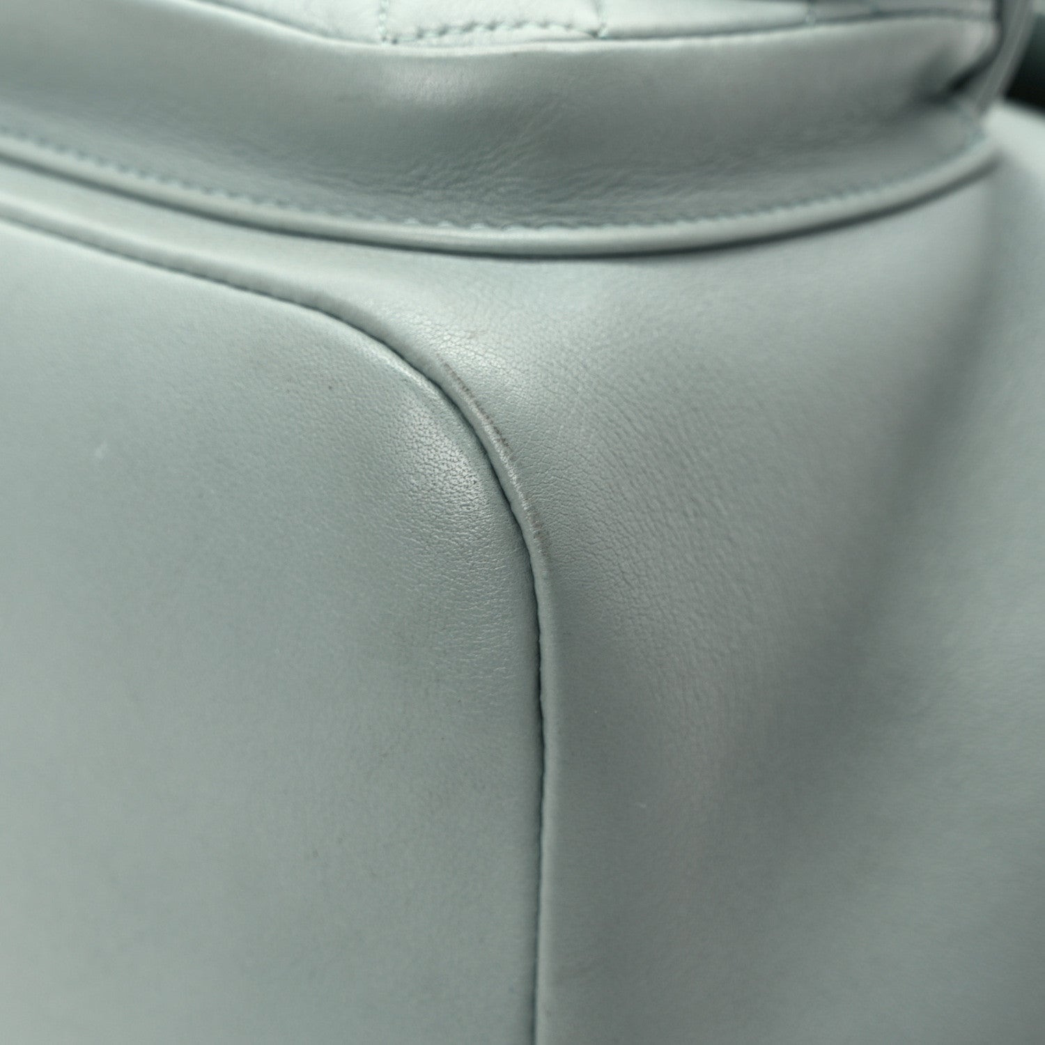 Chanel Lambskin Quilted Large Duma Drawstring Backpack Grey 11 of 11