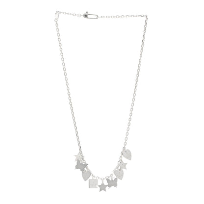 Gucci Sterling Silver Trademark Charm Necklace 3 of 5