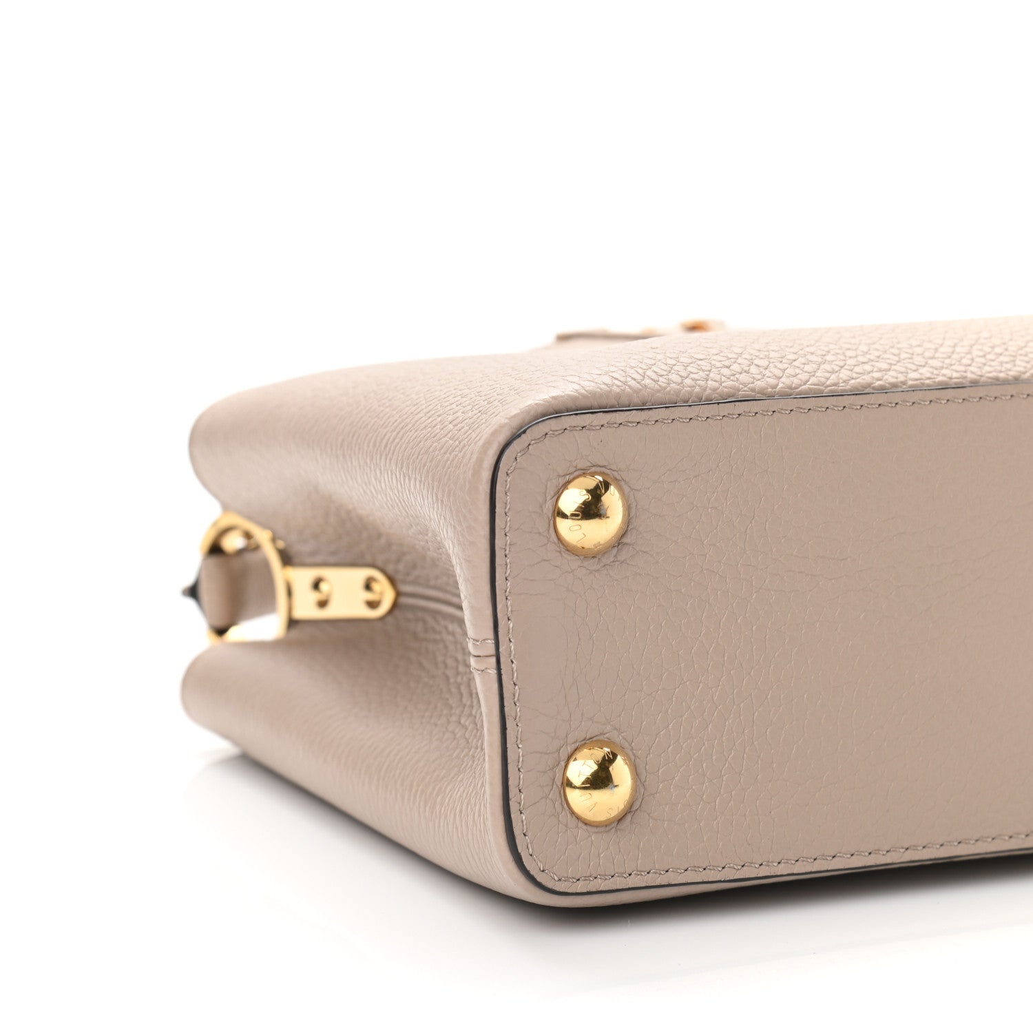 Louis Vuitton Taurillon Capucines BB Galet 8 of 9