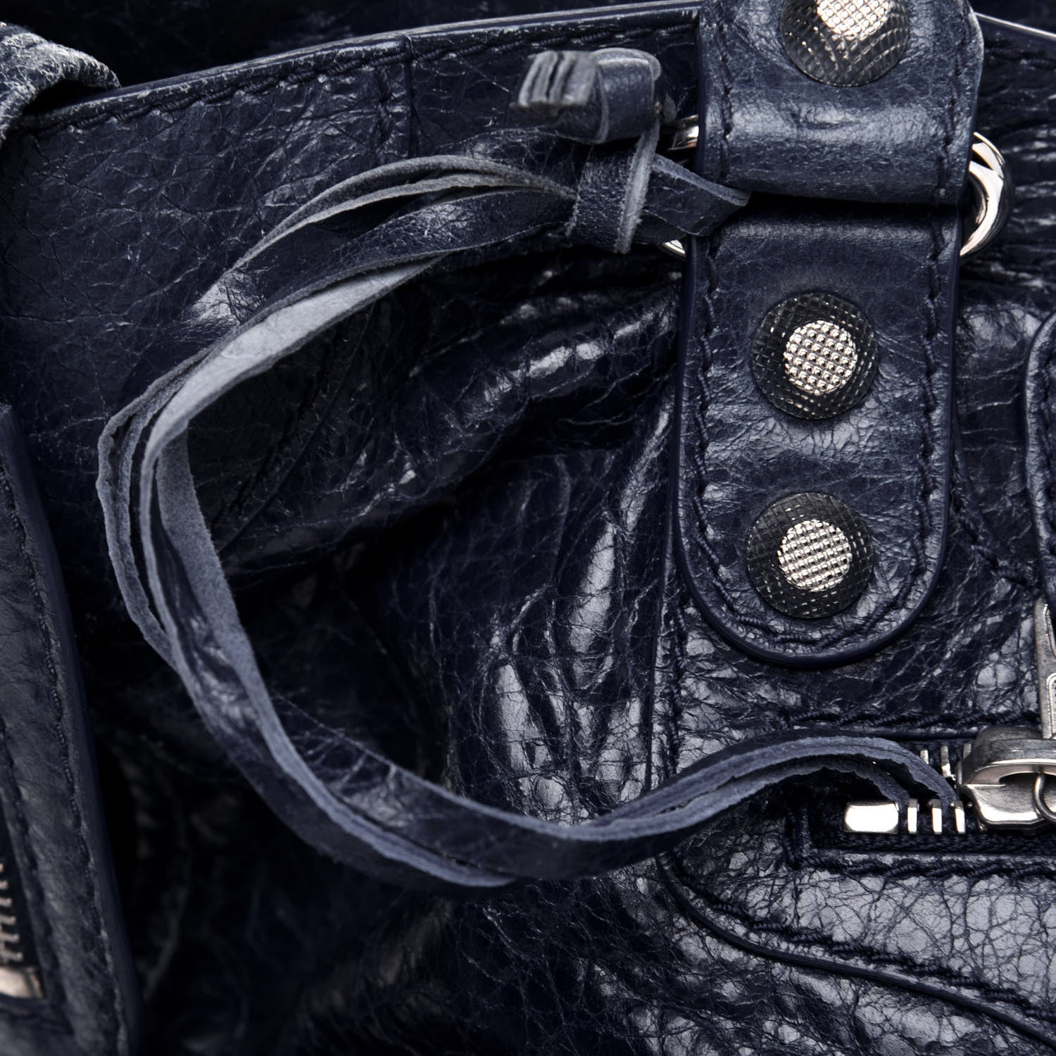 Balenciaga Agneau Giant 12 Silver Hardware City Bleu Mineral Light Bleu Mineral 18 of 20