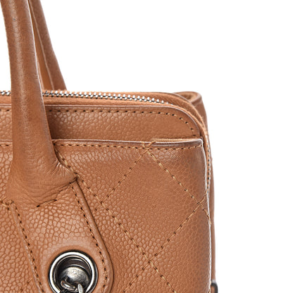 Chanel Grained Vegetal Calfskin Small Urban Shopping Tote Camel 20 of 25