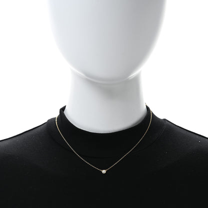 Tiffany 18K Yellow Gold Diamond .17ct Elsa Peretti Diamonds by the Yard Pendant Necklace 2 of 5