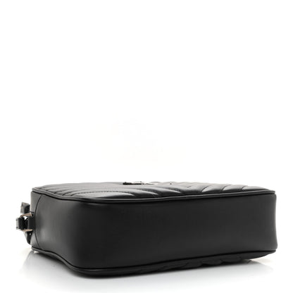 Saint Laurent Calfskin Matelasse Monogram Lou Camera Bag Black 4 of 8