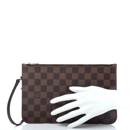 Louis Vuitton Damier Ebene Neverfull MM GM Pochette 2 of 7