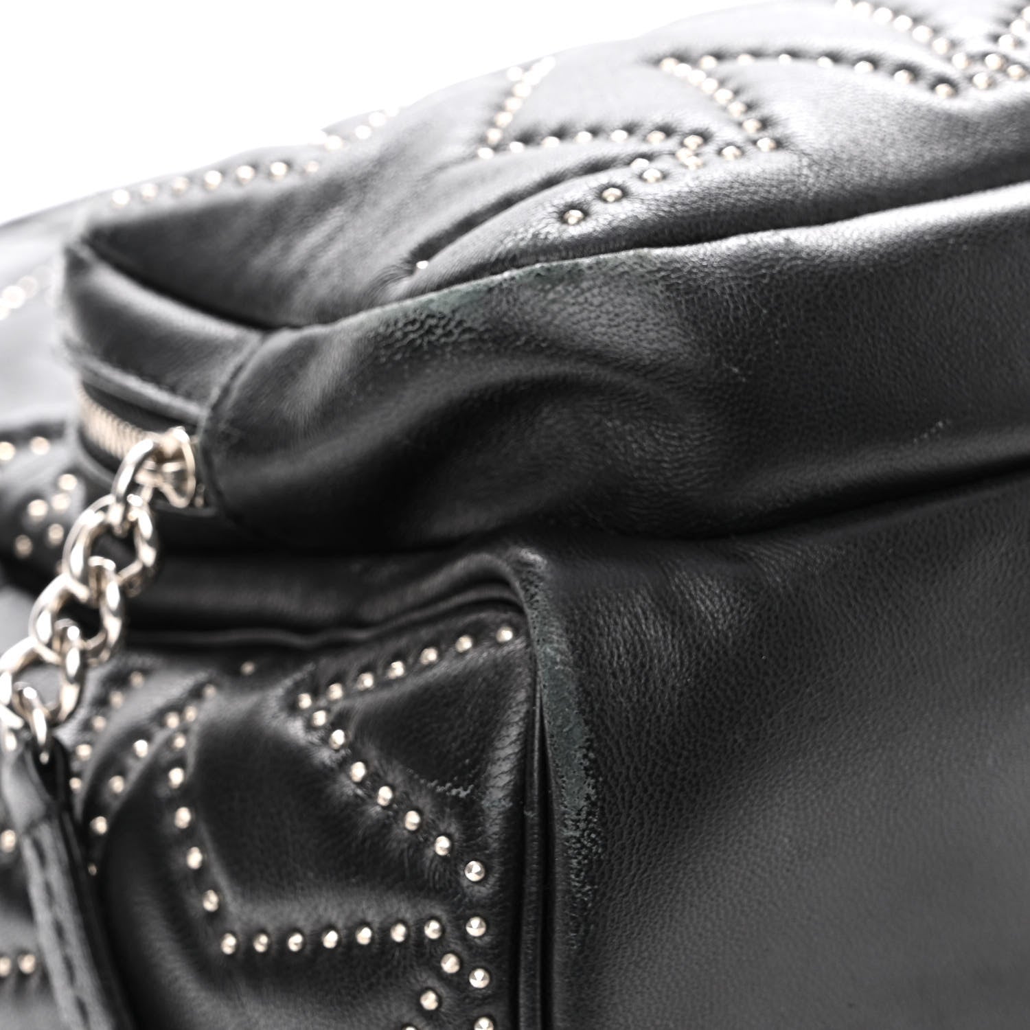 Jimmy Choo Nappa Star Quilted Studded Helia Backpack Black 10 of 11