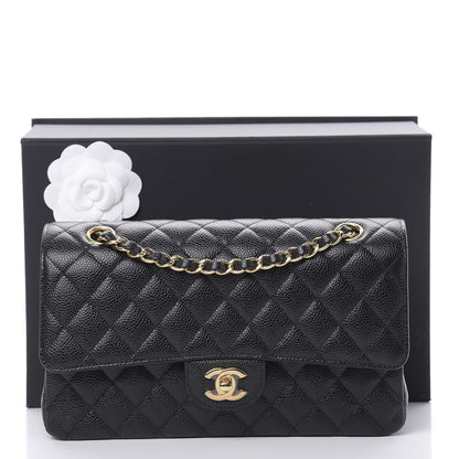 Chanel Caviar Quilted Medium Double Flap Black 12 of 12