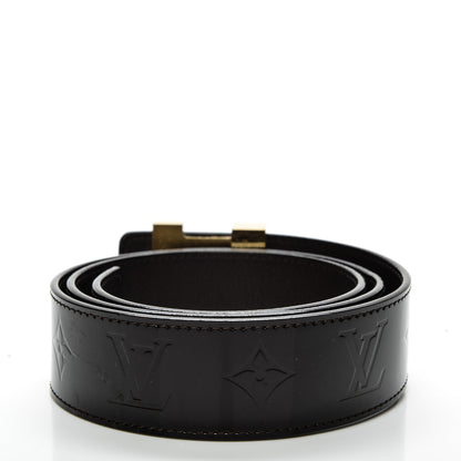 Louis Vuitton Vernis LV Facettes Belt 90 36 Noir 3 of 6
