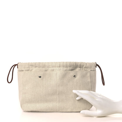 Hermes Canvas Barenia Fourbi 25 MM Pouch Naturel Fauve 2 of 9