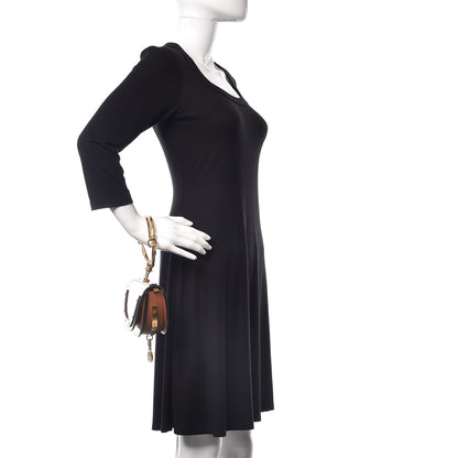 Chloe Spazzolato Sfumato Lambskin Calfskin Small Nile Bracelet Minaudiere Bag Caramel 3 of 11