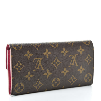 Louis Vuitton Monogram Bloom Flower Emilie Wallet 3 of 7