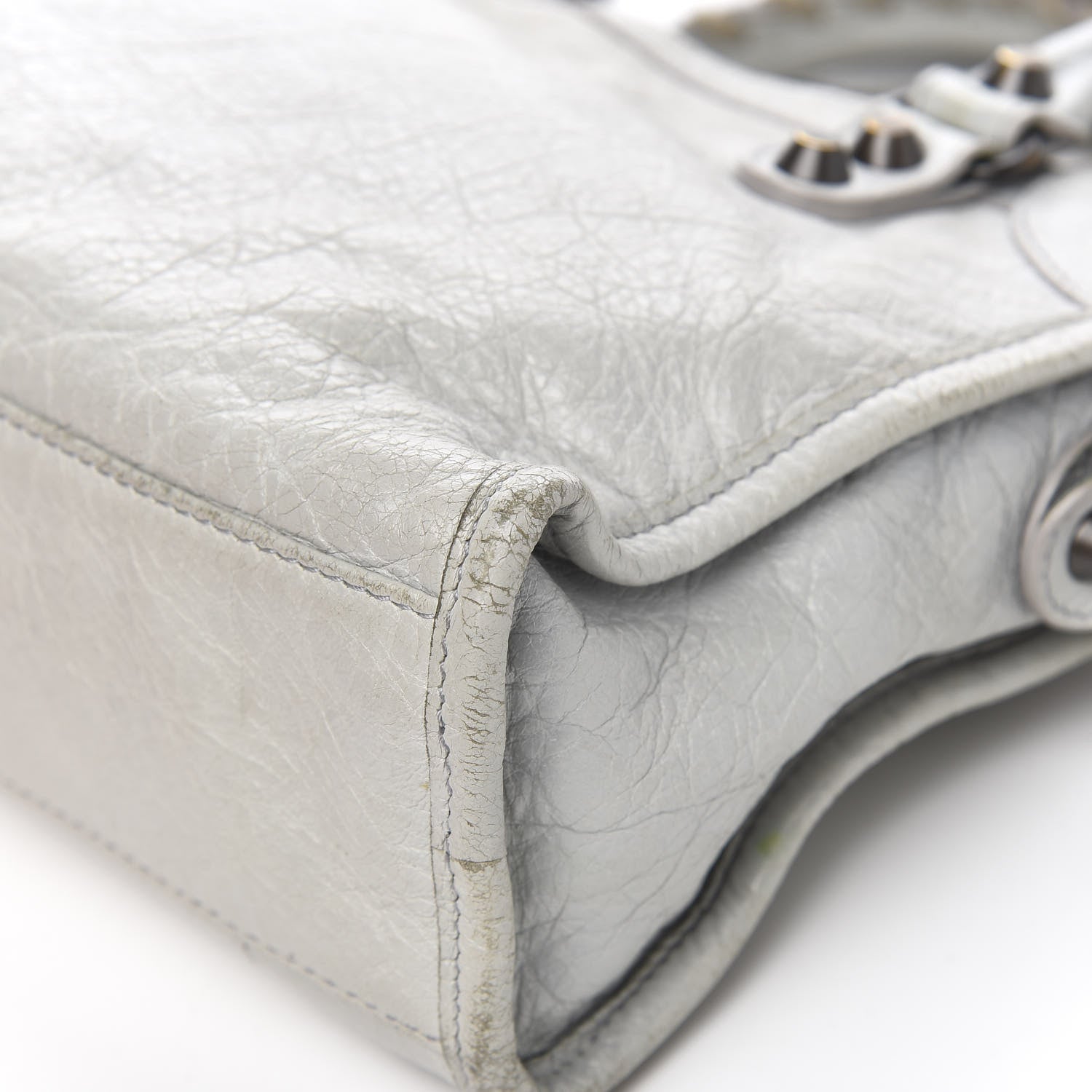 Balenciaga Agneau Classic Hardware Mini City Gris Glace 14 of 15