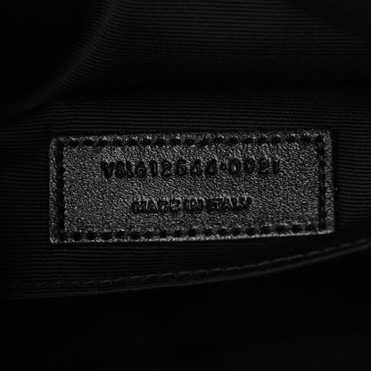 Saint Laurent Tweed Calfskin Monogram Lou Camera Bag Black 7 of 12