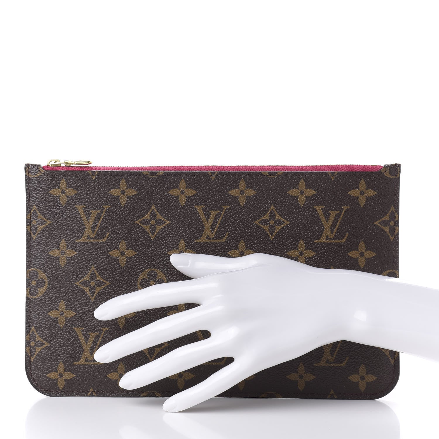 Louis Vuitton Monogram Neverfull MM GM Pochette Pivoine 2 of 10