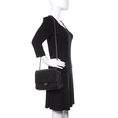 Chanel Aged Calfskin Quilted 2.55 Reissue 226 Flap Black 2 of 13