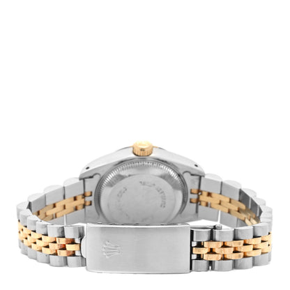 Rolex Stainless Steel 18K Yellow Gold Diamond 26mm Oyster Perpetual Datejust Watch Champagne 69173 3 of 4
