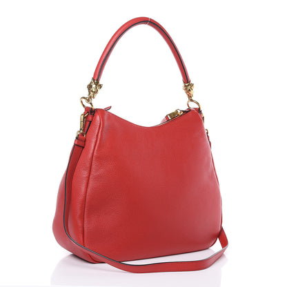 Prada Vitello Phenix Hobo Rosso 3 of 9