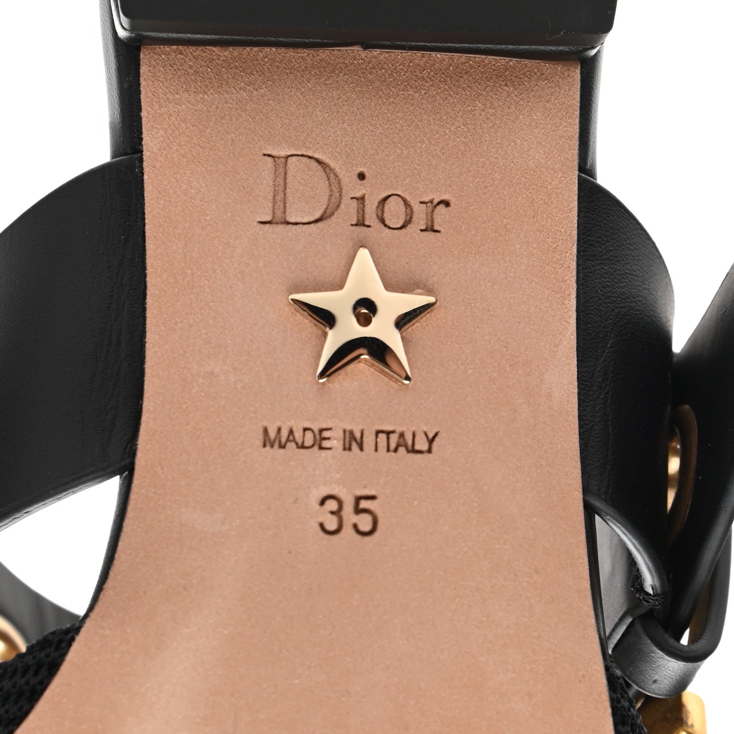 Christian Dior Technical Fabric D-Dior Ballerina Flat Mule 35 Black 6 of 8