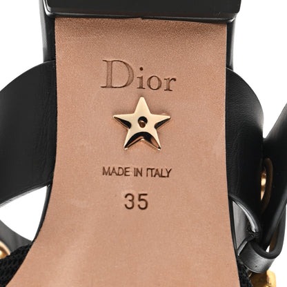 Christian Dior Technical Fabric D-Dior Ballerina Flat Mule 35 Black 6 of 8